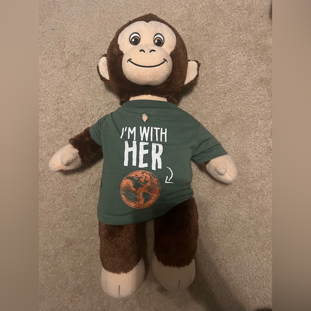 Build a Bear Monkey and Pet Shirt